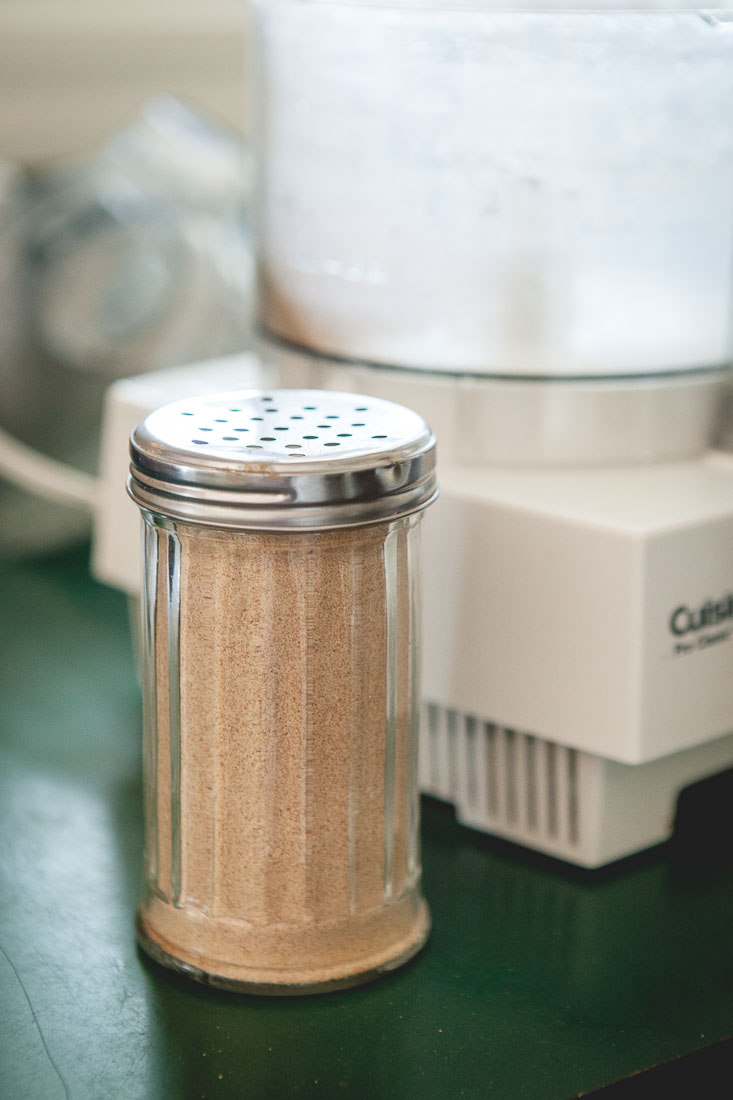 I bought a shaker from the dollar store specifically to make it easier for things to taste like Doritos.