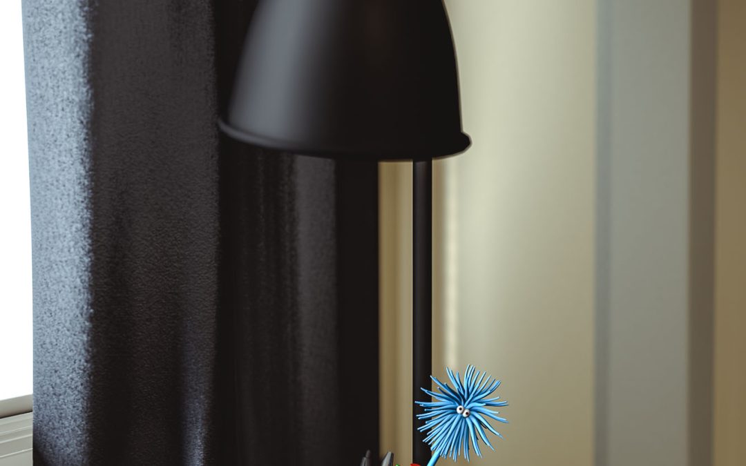 New Skills: My First Attempt at 3D Modeling a Room Scene
