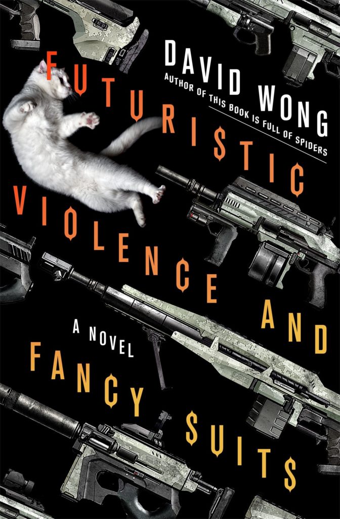 futuristic violence and fancy suits book cover