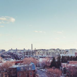 panorama of washington dc skyline