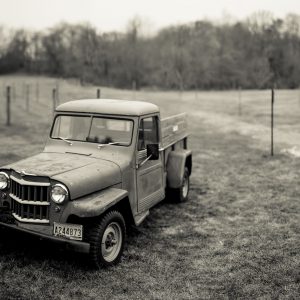 old truck at the farm